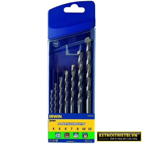 Bộ mũi khoan bê tông đuôi trụ 7 cây IRWIN 10501893