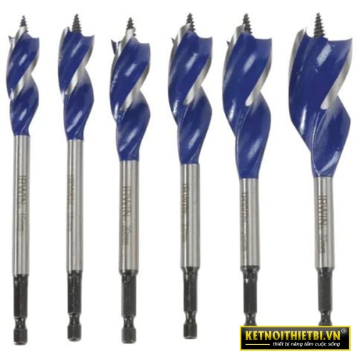 Bộ mũi khoan gỗ xoắn 6 chi tiết IRWIN 10506628