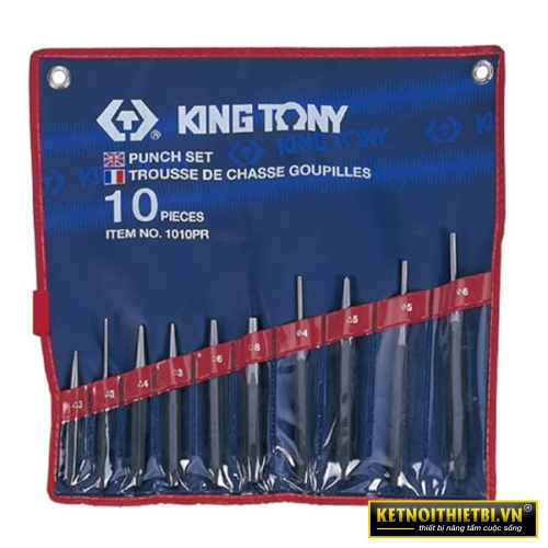Bộ đột lỗ 10 chi tiết Kingtony 1010PR