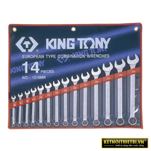 Bộ cờ lê vòng miệng 14 chi tiết 8-24mm Kingtony 12114MR