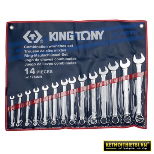 Bộ cờ lê vòng miệng 14 chi tiết 10-32mm Kingtony 1214MR10