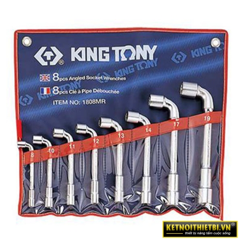 Bộ ống điếu 8 chi tiết 8-19mm Kingtony 1808MR