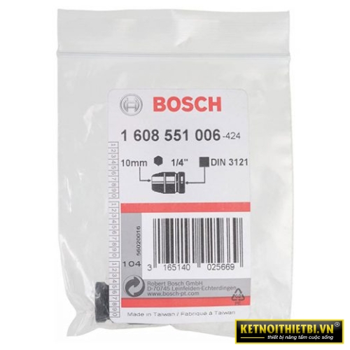 Khẩu 1/4&#8243; 10mm Bosch 1608551006