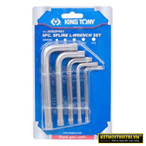 Bộ lục giác sao 5 chi tiết Kingtony 20505PR