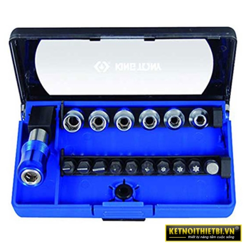 Bộ đầu tuýp và vít 17 chi tiết Kingtony 2517MR
