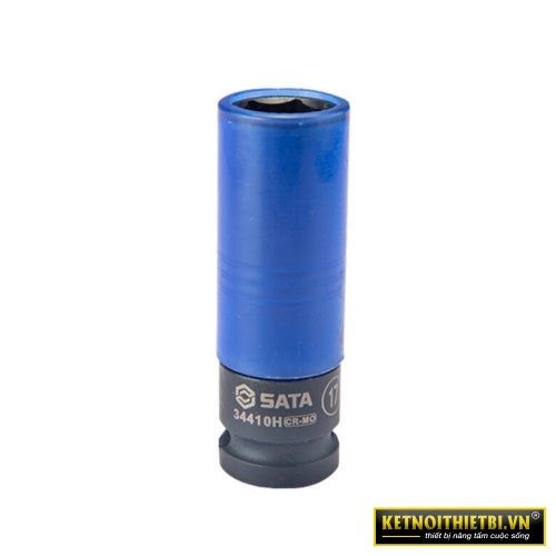 Đầu tuýp dài Cr-Mo 6 cạnh 1/2in 17mm Sata 34410H