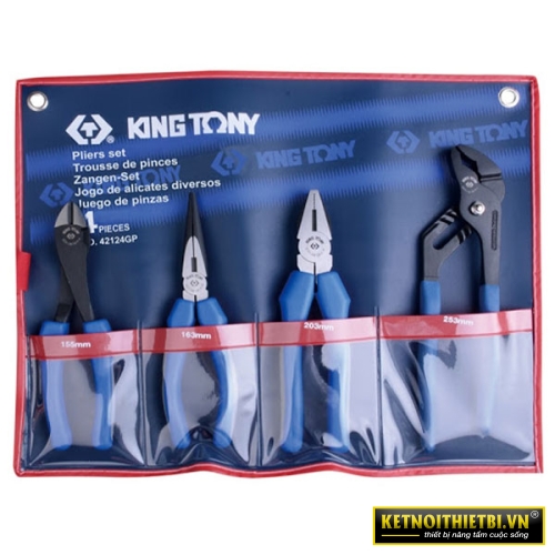 Bộ kềm 4 chi tiết Kingtony 42124GP
