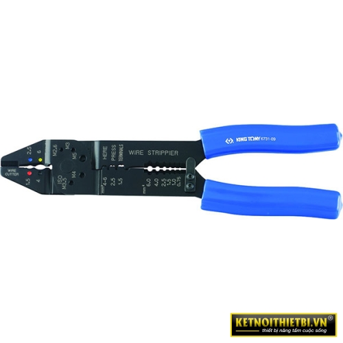 Kìm bấm cos 1.5-6mm² Kingtony 6731-09