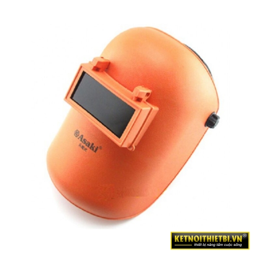 Mặt nạ hàn chống UV nhựa PP cam Asaki AK-2033