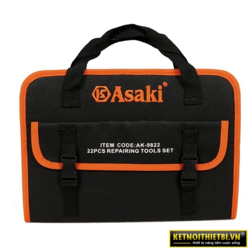 Bộ dụng cụ sửa chữa 22 chi tiết Asaki AK-9822