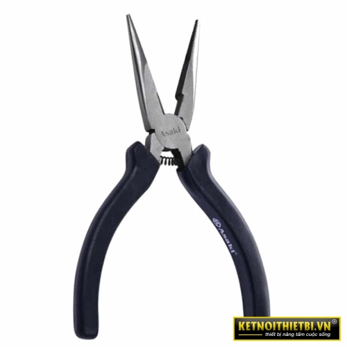Kềm nhọn cán đen kiểu Mỹ 8&#8221;/200mm Asaki AK-8050