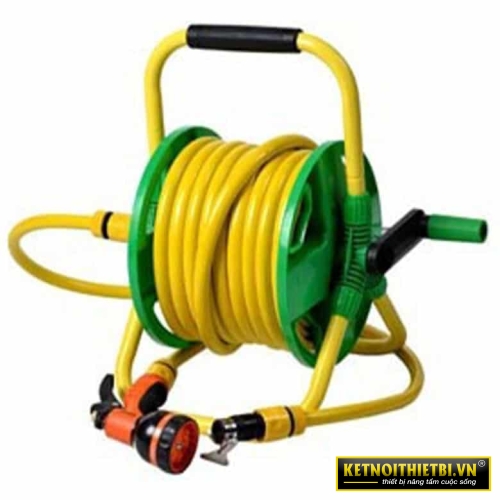 Bộ ống nước làm vườn xe đẩy 20M Asaki AK-8818
