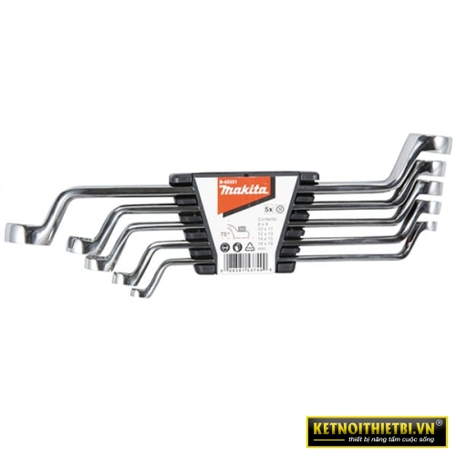Bộ cờ lê hai đầu vòng 5 chi tiết Makita B-65551