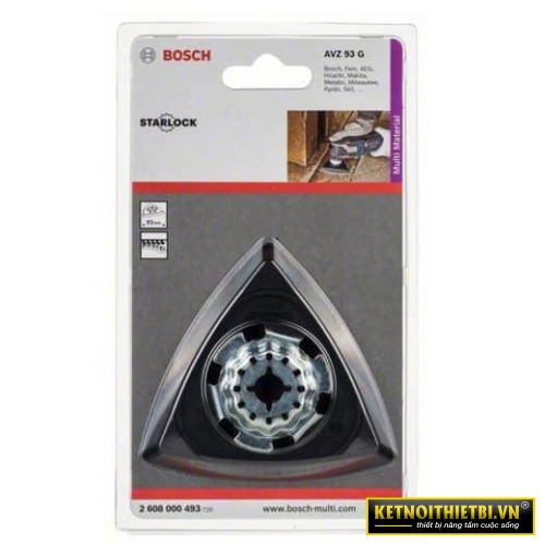 Đế chà nhám tam giác AVI 93 G 93mm Bosch 2608000493