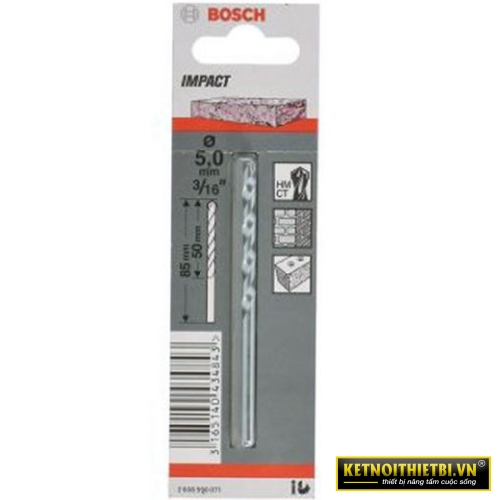 Mũi khoan tường 5.0x50x85mm Bosch 2608590071