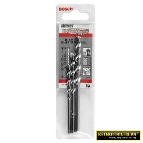 Bộ 3 mũi khoan tường 5-8mm Bosch 2608590127