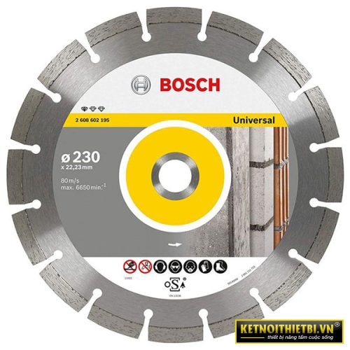 Đĩa cắt kim cương 230mm Bosch 2608602195