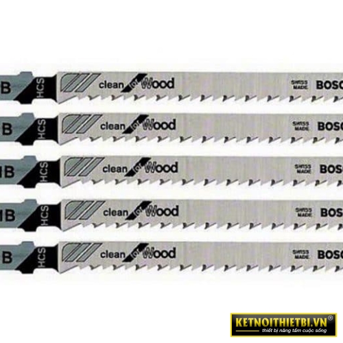 Bộ 5 lưỡi cưa lọng T 101 B Bosch 2608630030