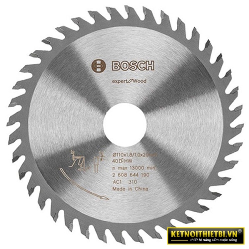 Lưỡi cưa gỗ 110x20mm T40 Bosch 2608644190