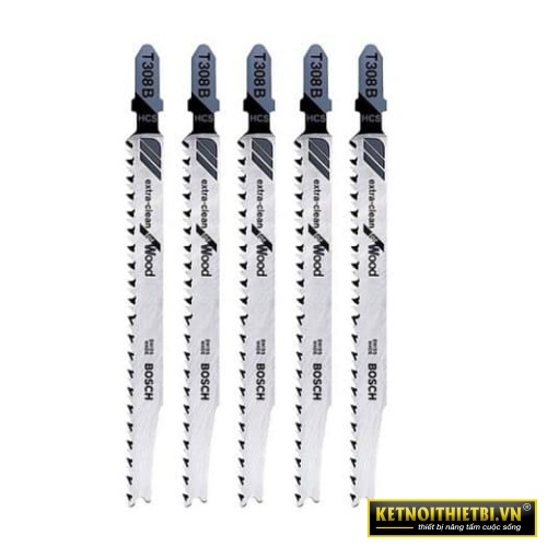 Bộ 5 lưỡi cưa lọng T 308 B Bosch 2608663751