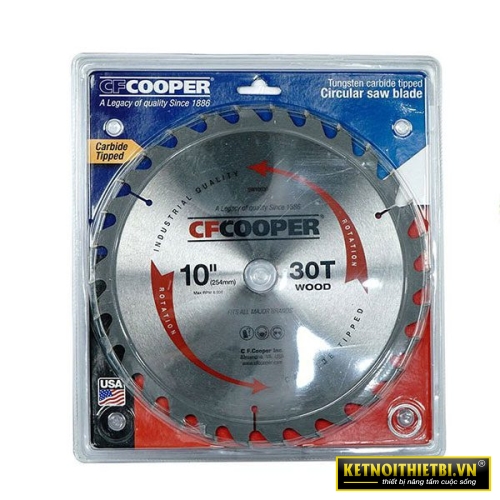 Lưỡi cưa gỗ 255mm x 30T CFCooper SW10030