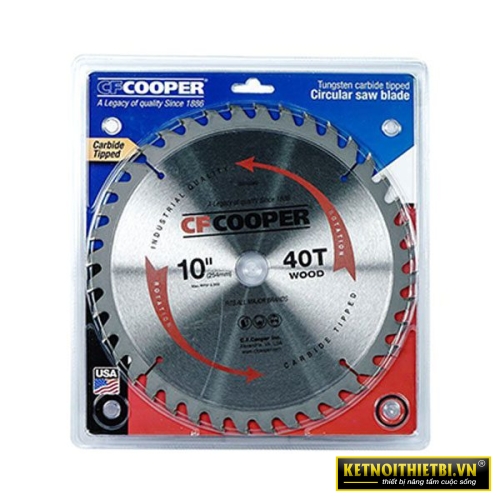 Lưỡi cưa gỗ 255mm x 40T CFCooper SW10040