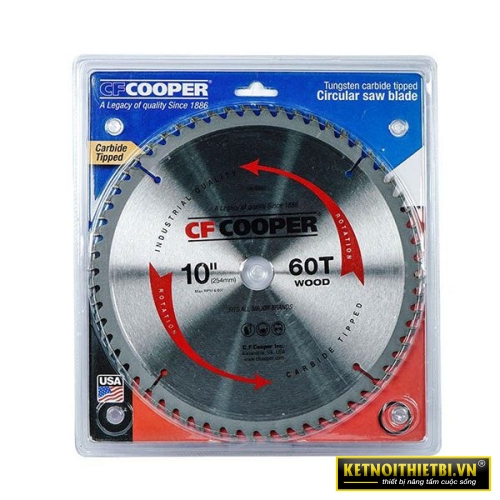 Lưỡi cưa gỗ 255mm x 60T CFCooper SW10060