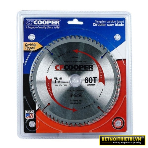 Lưỡi cưa gỗ 180mm x 60T CFCooper SW74060