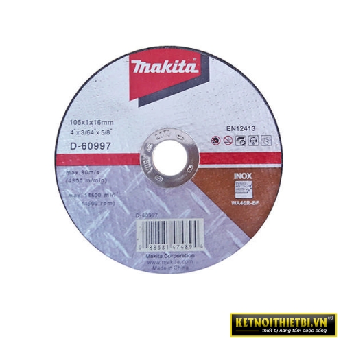 Đá cắt mỏng 105mm (25pcs) Makita D-60997