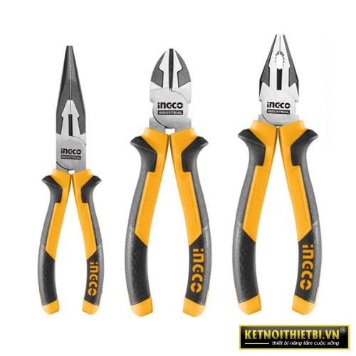 Bộ 3 kềm răng, cắt và nhọn INGCO HKPS28318