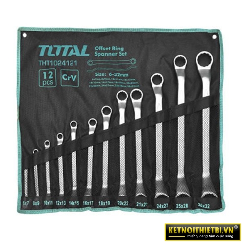 Bộ cờ lê 2 vòng 6-32mm Total THT1024121