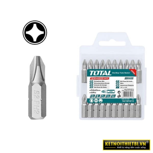 Mũi siết vít hai đầu 45mm Total TAC16PH203IM