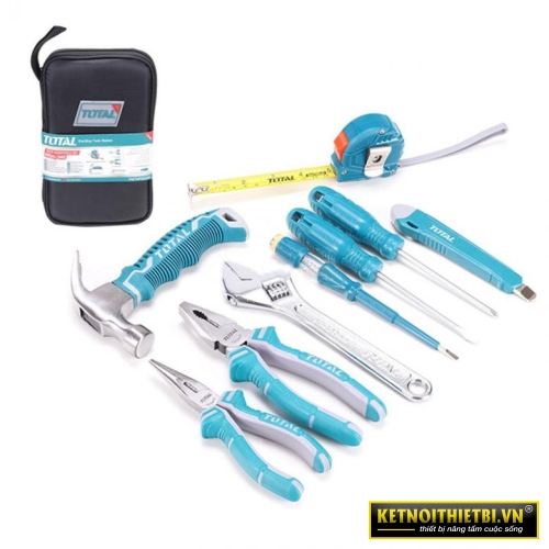 Bộ dụng cụ cầm tay 9 chi tiết Total THKTHP90096