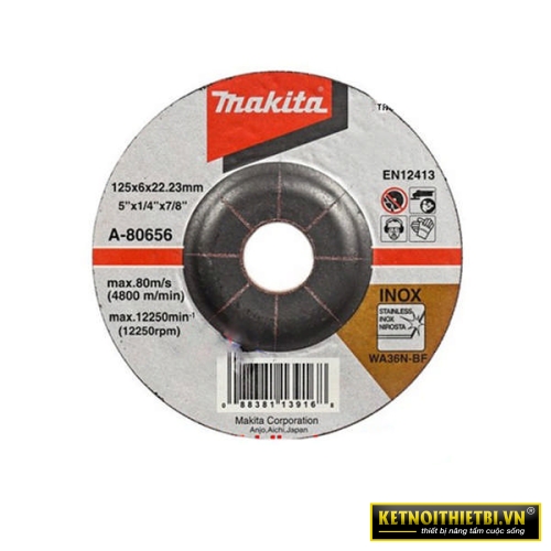 Đá mài 125x6x22.23 Makita A-80656