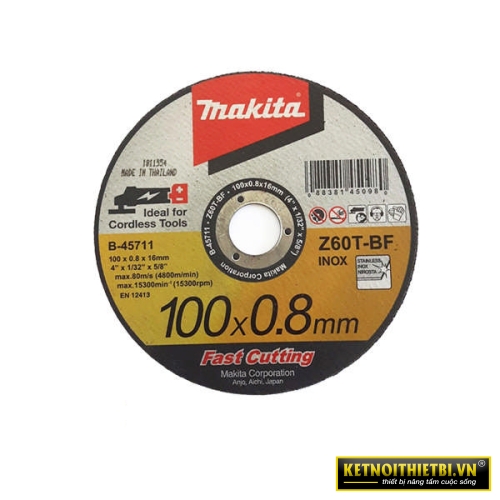 Đá cắt mõng 100X0.8X16 Makita B-45711