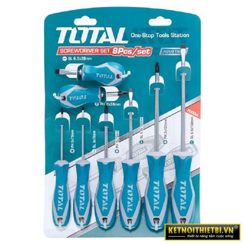 Bộ 8 tua vít Total THT250608