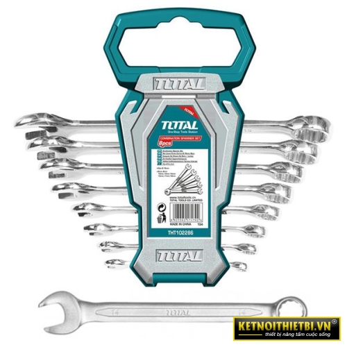 Bộ cờ lê vòng miệng 6-19mm Total THT102286