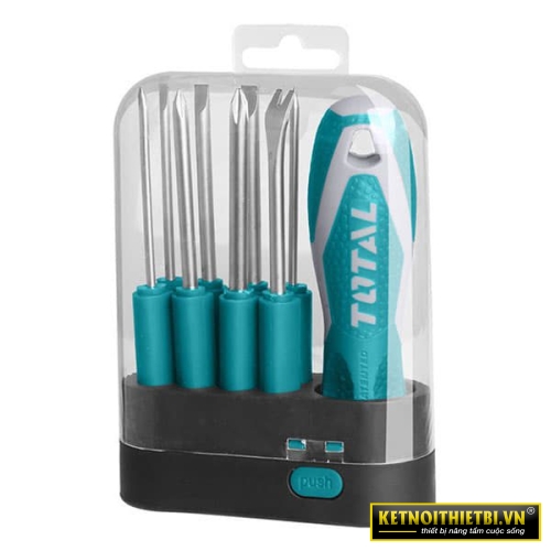 Bộ tua vít đa năng 9 chi tiết Total THT250906