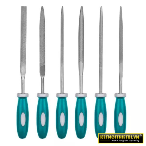 Bộ 6 dũa sắt 140mm Total THT91462