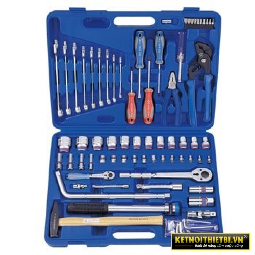 Bộ tuýp 1/2″, 1/4″ 75 chi tiết Kingtony 7075MR01