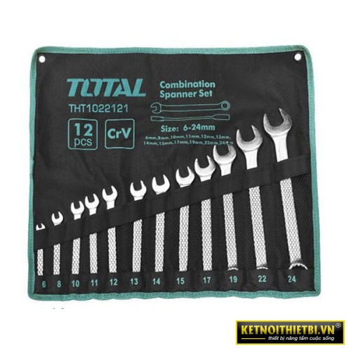Bộ cờ lê vòng miệng 6-24mm Total THT1022121