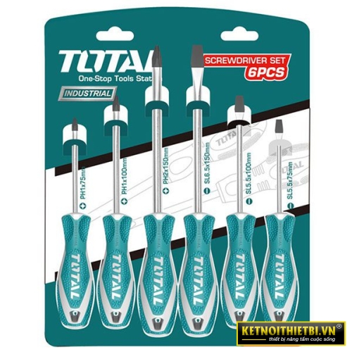 Bộ 6 tua vít Total THT250606