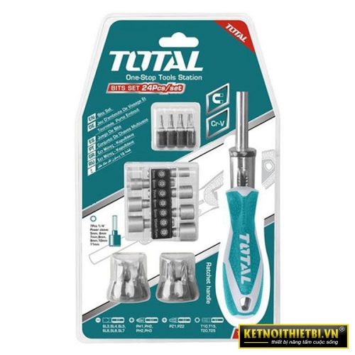 Bộ tua vít 24 chi tiết Total TACSD30246