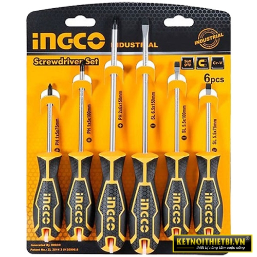 Bộ 6 tua vít INGCO HKSD0628