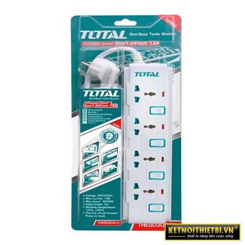 Ổ cắm điện Total THES03041V