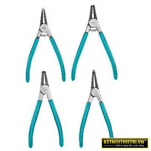 Bộ 4 kềm mở phe 180mm Total THTJ214042