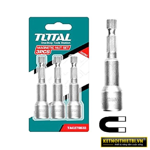 Bộ mũi vít bắn tôn 8mm Total TAC270832