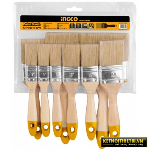 Bộ 9 cọ sơn dầu 1-4in INGCO CHPTB0114091