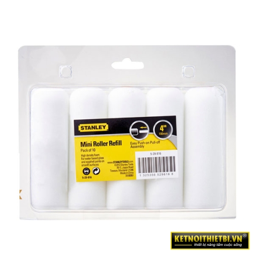 Lăn sơn thay thế 4" (bộ 10c) Stanley 5-29-816