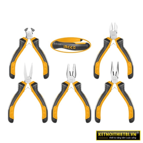 Bộ 5 kềm mini 4.5in INGCO HMPS01115